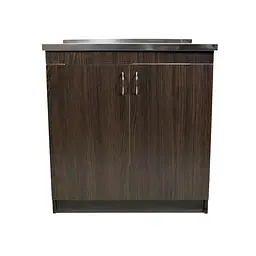 Тумба з накладною мийкою для кухні ЛДСП 80х50х83 см Венге (52868-01123)