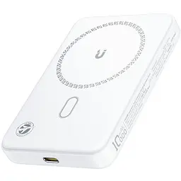 УМБ Acefast Magnetic Wireless 10000mAh 20W PD,QC 3.0, QI 15W, ультра тонкий, M26 White - мініатюра 3