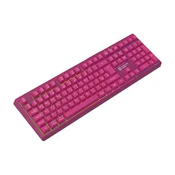 Клавіатура Canyon Fortnax Bluetooth/Wireless/USB UA Pink (CND-SKBW2) - мініатюра 5