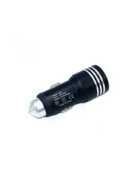Автомобільний зарядний пристрій у прикурювач Veron Car Charger 2.4 A 2 USB Чорний (A-01)