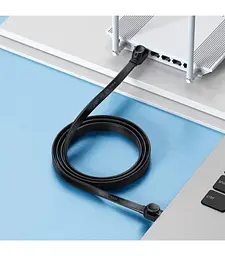 Патч-корд (мережевий кабель) Baseus High Speed ​​Six types of RJ45 1м PCWL-B01 Black - мініатюра 5