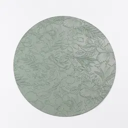 Килимок для сервірування столу Orchids 38 см, оливковий Yiwu HP-35-8GR