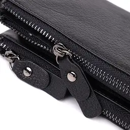 Практичний шкіряний гаманець на три відділення ST Leather 20,5х10,5х3 см acs0029687 - мініатюра 8