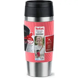 Термочашка Tefal Travel Mug Classic Twist 360 мл коралова (N2024410) - мініатюра 4