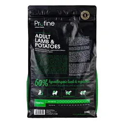 Сухий корм Profine Adult Lamb 3 кг гіпоалергенний корм з ягням та картоплею для дорослих собак усіх порід - мініатюра 4
