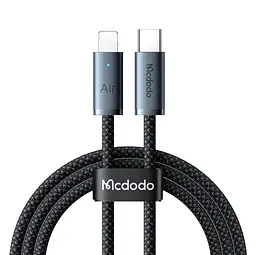Кабель McDodo 36W USB-C to Lightning Cable 1.2m with Light (CA-7780) Black