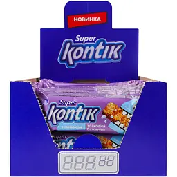Батончик Konti Super Kontik злаковий з молоком 29 г (941592) - мініатюра 3