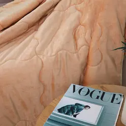Ковдра-плед антиалергенна літо MirSon Plush Summer Beige 140х205 см бежева (2200010676433) - мініатюра 4
