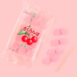 Японські жувальні цукерки Kyoushin Cherry Mochi Candy 15г - мініатюра 2