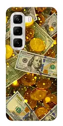 Чохол Demsky Gold and dollars для Infinix Hot 50 4G