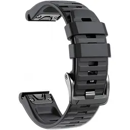 Ремінець ArmorStandart Silicon для Garmin 22mm Black (ARM60796) [141541]