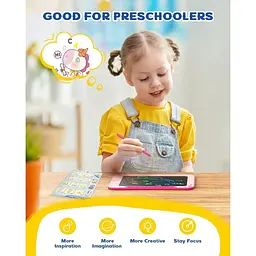 Дитяча дошка для дівчаток Bravokids Toy LCD 8.5 дюймів doodle board для навчання - мініатюра 3