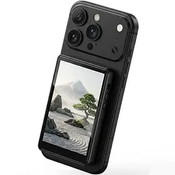 Бездротовий дублюючий екран / монітор для селфі Hoco DI100 with Magnetic Black - мініатюра 4
