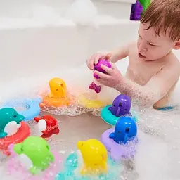 Іграшка для ванної Toomies Дельфіни До Ре Мі (E6528) - мініатюра 3