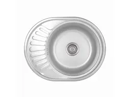 Мийка врізна Brinex 570х450х180мм 1 5745, Micro Decor 0,8мм BRIN5745MDEC08