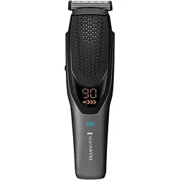 Машинка для стрижки Remington Power X Series X6, мережа+акум., насадок-4, сталь, чорно-сірий