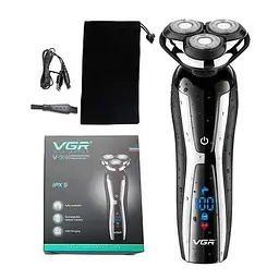 Електробритва VGR V-309 акумуляторна Black (3_03193) - мініатюра 3