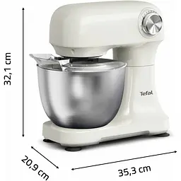 Міксер планетарний Tefal Bake Easy бежевий 500 Вт (QB140AF0) - мініатюра 12