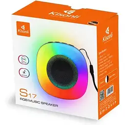 Портативна колонка ретро Kisonli S17 Bluetooth 500 mAh 3 Вт Black - мініатюра 9