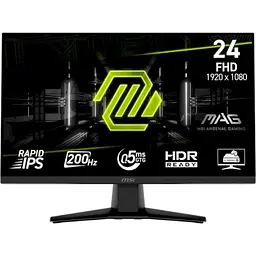 Монітор 23.8" MAG 242F, Black MSI teh0020200