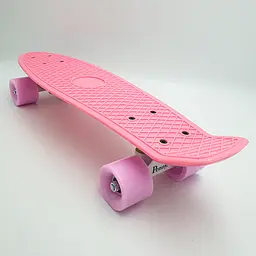 Пенні борд скейт 55х15см до 80кг ABEC 7 матові колеса скейтборд Penny Board Pastel Series рожевий