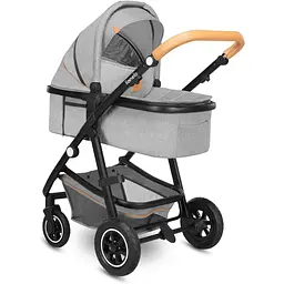 Коляска універсальна 3в1 Lionelo Amber Grey Stone, сіра (LO-AMBER GREY STONE (3in1)) - мініатюра 13