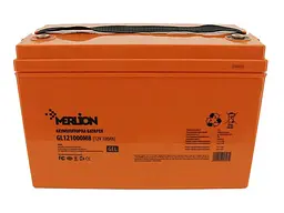 Акумулятор для ДБЖ/інвертора MERLION 12V-100 Ah (GL121000M8 GEL)
