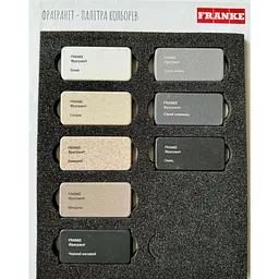 Кухонна мийка Franke Centro, фраграніт, прямокутник, з крилом, 620х500х200мм, чаша - 1, врізна, CNG 611-62 TL, чорний матовий - мініатюра 2