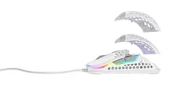 Комп'ютерна миша Cherry Xtrfy M42 USB-A RGB білий teh0014055 - мініатюра 5