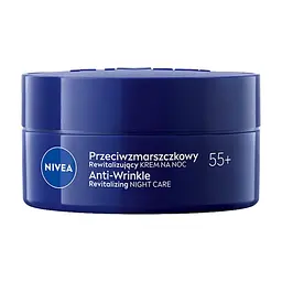 Крем для обличчя Nivea Anti-Wrinkle + Revitalizing Night Care 55+ 50 мл (5900017103099) - мініатюра 2