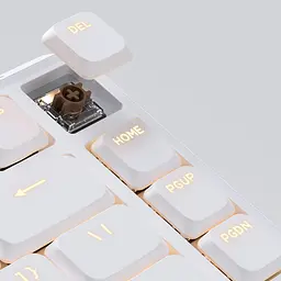 Клавіатура Keychron J1 82Key K pro Brown WL/BT/USB-A QMK Hot-swap EN/UKR RGB White (J1-Q3-UA) - мініатюра 3