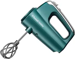 Міксер ручний Turquoise 350Вт насадки-4 турборежим бірюзовий Russell Hobbs kuh0015595