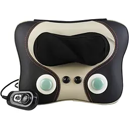 Масажна роликова подушка XPRO Massage Pillow 8802-003 коричнева (MER-15182_741) - мініатюра 2