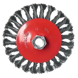 Щітка конусна Alloid Building Tools WB-40125 кручений дріт 125 мм (WB-40125)