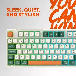 Клавіатура Canyon keyboard Shadder GKW-11 Mech RGB UK/US Wireless White (CND-SKBW11) - мініатюра 10
