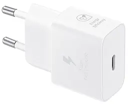 Мережевий зарядний пристрій 25W White Samsung teh0026800