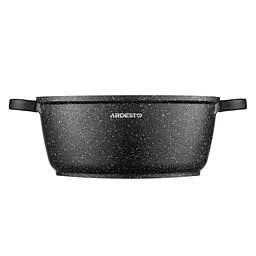 Каструля Ardesto зі скляною кришкою Gemini Anzio 5л алюміній чорний kuh0014744 - мініатюра 4