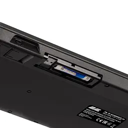 Клавіатура мембранна бездротова 2E KS-280 Black-Grey, 120key, WL/BT, EN/UK, silent - мініатюра 4