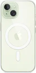 Оригінальний прозорий чохол для iPhone 15 Apple Clear Case with MagSafe (MT203ZM/A) протиударний - мініатюра 3