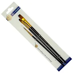 Набір професійних нейлонових пензликів Brushme BR302, 3 штуки, синтетика