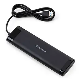 Концентратор Vinga USB3.0 to 7*USB3.0 1m cable with Switch and Power Adapter (VHA3A7B) - мініатюра 6