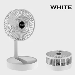Портативний міні вентилятор для дому Telescopic Folding Fan Складаний настільний вентилятор із USB зарядкою - мініатюра 4