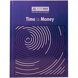 Книга обліку Buromax Time is money 96 аркушів в клітинку А4 синій (BM.2400-102)