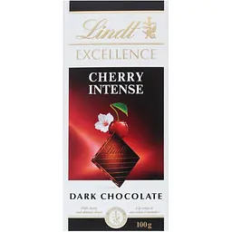 Шоколад Lindt Excellence чорний швейцарський з вишнею 100 г