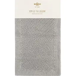 Килимок для ванної кімнати МВМ My Home Бухта 80х50 см сірий (BM-05 S GRAY)