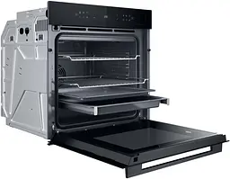 Whirlpool Духовий шафа електричний, 73л, A+, дисплей, конвекція, піроліз, телескопічні напрямні, чорний - мініатюра 7