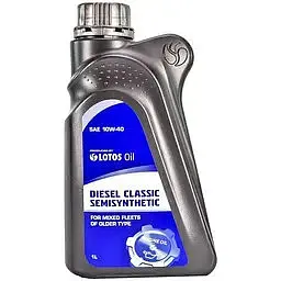 Автомобільна моторна олія LOTOS DIESEL CLASSIC SEMISYNTETIC 10W/40 CE/SF 1л - мініатюра 2