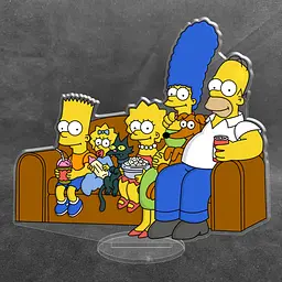 Акрилова колекційна фігурка Аніме: The Simpsons Сімпсони 1 15 см