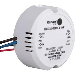 Блок живлення Kanlux Circo N LED 12VDC 10W (24242) - мініатюра 2