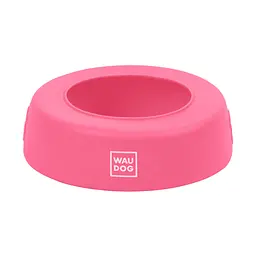 Миска-непроливайка Waudog Silicone 1 л рожевий - мініатюра 4